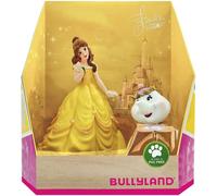 Sansh-13436 - Set De Figurines De Jeu, Walt Disney Belle - Belle Et Madame Pottine, Figurines Peintes À La Main, Sans Pvc, Pour Les Enfants Pour Un Jeu Imaginatif