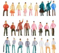 Sansh-200 Pièces Modèle De Figurines De Personnes Échelle 1:75 Trains Architectural Figurines De Personnes En Plastique Petit Personnes Assises Et Debout Pour Scènes Miniatures