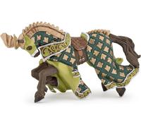 SANSH--39923 -Cheval du Maître des armes cimier dragon -Le Médiéval - Fantastique - Figurine à collectionner -Figurine peinte à la main -Pour enfant - Filles et garçons - A partir de 3 ans
