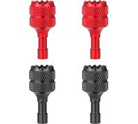 Sansh-4pcs Télécommande Stick De Drone, Mini Manette Stick De Drone Compatibles Avec Les Accessoires De Contrôleur Intelligent Dji Mini 3 Pro Dji Rc(Rouge Noir)-Trahoo Rouge
