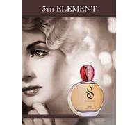 Sansh-5ème Élément De , Parfum Pour Femme, 8-10 Heures Longue Durée, Senteur Luxe, Floral Aldéhydé, Essences Françaises Fines, Extra-Concentré (Parfum), Raffiné, Élégant, Féminin, 60 Ml Spray