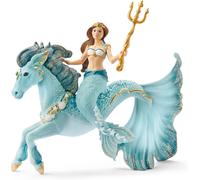 Sansh-70594 Sirène Eyela Sur Cheval De Mer, Dès 5 Ans, Bayala®® - Figurine, 15,1 X 7,9 X 17,8 Cm