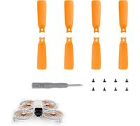 Sansh-8 Pièces Hélices De Remplacement Pour Dji Flip Hélice De Rechange Légère Blocage Rapide Avec Vis Et Tournevis Pour Accessoires De Drone (Orange)-Trahoo Orange