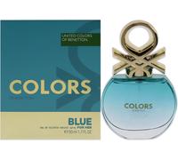 Sansh-Benetton - Blue From United Colors, Eau De Toilette Spray Pour Homme, Parfum Frais D'agrumes Avec Des Notes De Citron, De Tequila, De Coriandre, De Pastèque Et De Marine - 50 Ml