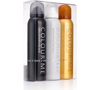 Sansh-Black/White/Gold Homme - Triple Pack, Fragrance For Men, 3 X 150ml Body Spray, By Milton-Lloyd