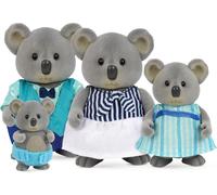 Sansh-- Canberra Koala Family - Jeu De 5 Pièces Avec Figurines D'animaux Miniatures Et Livre D'histoires - Jouets Et Accessoires Pour Animaux Pour Les Enfants De 3 Ans Et Plus