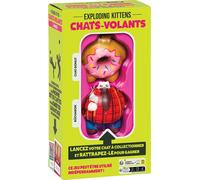 Sansh-- Chats-Volants - Pack 2 Chats N°1 - Jeu De Société Fun Famille & Enfants Dès 8 Ans - Lancer, Attraper & Relever Des Défis - Jeu De Cartes 2+Joueurs - Par Exploding Kittens - En Français
