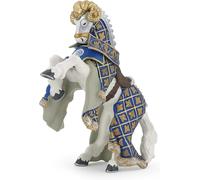 Sansh-- Cheval Du Maître Des Armes Cimier Bélier Le Monde Medieval Figurine, 39914