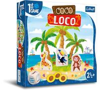 Sansh--Coco Loco, Premier Jeu De Plateau-Jeu De Plateau Pour Les Plus Jeunes, Animaux Exotiques, Jeu Coopératif Pour Les Tout-Petits, Grands Éléments, Apprendre En Jouant