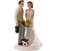 Sansh-Dekora - 305010 Figurine Sujet Du Foot Pour Le Gateau De Mariage 20cm