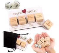 Sansh-Dés De Nuit Pour Couples, Dés De Saint-Valentin, Idées De Soirées Amusantes Pour Couple, Cadeau Amusant De Saint-Valentin, D'anniversaire Avec Sac Noir