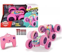 SANSH-Dickie - RC Pink Flippy - Voiture Radiocommandée 18cm - Telecommandé - Rotation 360° - Jusqu'à 8 km/h - Dès 6 Ans - Piles Incluses - 201104002
