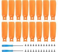 Sansh-Drone Flip Hélices, 16 Pcs Drone Dji Flip Hélices Faible Bruit & Dégagement Rapide, Dji Flip Accessoires Pour Hélices Remplaçables Pour Drones, 4022f Hélices Pour Flip Drone (Orange)-Trahoo Oran