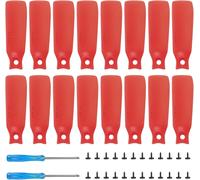 Sansh-Drone Flip Hélices, 16 Pcs Drone Dji Flip Hélices Faible Bruit & Dégagement Rapide, Dji Flip Accessoires Pour Hélices Remplaçables Pour Drones, 4022f Hélices Pour Flip Drone (Rouge)-Trahoo Rouge