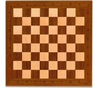 Sansh-- Échiquier En Bois - 40x40 Cm - Sans Pièces - Jeu De Société Classique - 2 Joueurs