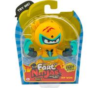SANSH-FaRt NinjAS by Funrise 70697 Rip Won Cheek Burner Série 8 Figurines à Collectionner 10 Sons de Pets hilarants et réalistes, Jaune