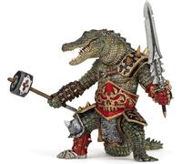 Sansh-- Figurine Mutant Crocodile - 15 Cm - Figurine D'aventure Pour Voyages Imaginaires, Peinte À La Main, Idéale Pour Les Enfants Curieux Dès 3 Ans, Vert