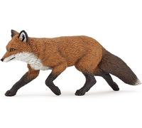 Sansh-- Figurine Renard - Jouet Enfant Dès 3 Ans - Idée Cadeau Nature - 9 X 2 X 4 Cm - Animal De La Forêt Réaliste - Peint À La Main - Collection Vie Sauvage - 53020