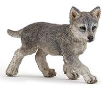 Sansh-- Figurines A Collectionner - Bébé Loup - Animaux De La Forêt - Félins - Pour Enfants - Filles Et Garçons - A Partir De 3 Ans