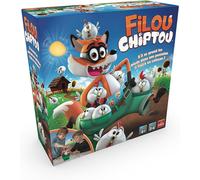 Sansh-Filou Chiptou - Jeux De Société Amusant Pour Famille Et Enfants - Sauvez Les Poules Du Renard Maladroit - Jeu De Rapidité Et D'action - Amusez Vous A Partir De 4 Ans - 2 À 4 Joueurs