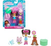 Sansh-Gabby Et La Maison Magique - Gabby Dollhouse - 2 Figurines Et Accessoires - Coffret Jardin Enchanté - Gabby, 1 Figurine Chat Et Accessoires - Dessin Animé Jouet Gabby Chat - Jouet Enfant 3 Ans