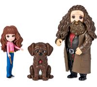 SANSH-HARRY POTTER - PACK AMITIÉ MAGICAL MINIS HERMIONE & HAGRID WIZARDING WORLD - Coffret Amitié 2 Figurines Poupées Articulées Hermione et Hagrid 8 cm Avec Accessoires - 6061833 - Jouet Enfant 5 an