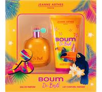 Sansh-Jeanne Arthes - Coffret Cadeau Pour Femme - Boum Do Brazil - Eau De Parfum 100 Ml + Lait Pour Le Corps 150 Ml - Parfum Coco Vanille - Fabriqué Et Conditionné En France À Grasse