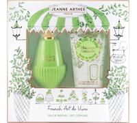 Sansh-Jeanne Arthes - Coffret Cadeau Pour Femme - French Way Of Life - Macaron Amande - Parfum 100 Ml + Lait Corps 150 Ml - Parfum Fleur D'oranger Vanille - Fabriqué Et Conditionné En France À Grasse