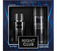 Sansh-Jeanne Arthes - Coffret Cadeau Pour Homme - Night Club - Eau De Toilette 100 Ml + Déospray 200 Ml - Parfum Jasmin Vétiver - Fabriqué En France À Grasse