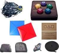 Sansh-Jeu Coréen Gonggi, Ensemble De Jouets De Jeu De Calmar - Jeux De Voyage Traditionnels Coréens En Famille, Coréen Gonggi Un Merveilleux Cadeau (Set)