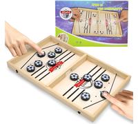 Sansh-Jeu De Société Rapide Slingpuck, Fast Sling Puck Game, Jeu De Palet À Fronde Rapide, Jeu De Bataille De Boule De Glace Portable, Catapult Board Game, Jeux De Société Pour Parent-Enfant
