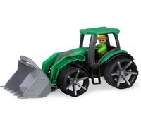 SANSH-Lena 04517 Truxx² Tracteur avec pelle avant, Véhicule utilitaire env. 34 cm, Tracteur robuste avec pelle et figurine de jeu entièrement mobile, pour enfants à partir de 2 ans, Véhicule jouet Ve