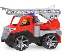 SANSH-Lena 04535 - TRUXX² Camion de Pompiers à échelle, env. 28 cm, Camion de Pompiers avec échelle Pliable, Lance à Eau et Figurine Mobile, pour Enfants à partir de 2 Ans, véhicule Jouet Rouge