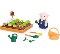 SANSH-Li`l Woodzeez \u2013 Ensemble de Jardin \u2013 Jouets de 31 pièces avec Figurine Animal et Accessoires de Jardinage \u2013 Mini-poupées et Sets de Jeu \u2013 Enfants de 3 Ans et Plus, Gris
