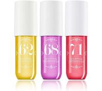 Sansh-Lot De 3 Brumes Parfumées Corps Femme, 90ml Parfums Fruités Longue Tenue, Hydratant Peau Cheveux, Cadeau Parfait.