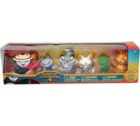 Sansh-, Lot De 6 Figurines À Collectionner De 6,3 Cm, Variantes Phosphorescentes Et Dorées, Méchants Et Héros, Pose Unique, Convient Aux Enfants De 5 Ans Et Plus