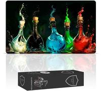 Sansh-- Mana Potions (Bords Cousus) - Tapis De Cartes Magic - Tapi De Jeu Magic The Gathering - Playmat Pour Jouer À Mtg, Le Seigneur Des Anneaux, Tcg - Tapis De Jeu De Société
