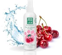 Sansh-Menforsan Eau De Cologne Pour Chien Cerise Parfum Intense Et Rafraîchissant Effet Déodorant Contient Des Ingrédients Très Doux Qui N'irritent Pas La Peau Avec Un Ph Neutre 125 Ml