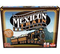 Sansh-Mexican Train Dominoes - Jeu De Dominos Pour Enfants Dès 6 Ans - Jeu De Société Stratégique Avec Dominos Colorés - Tous À Bord Du Train Mexicain - Pour Jouer En Famille Et Entre Amis - 1 À 8 Jo