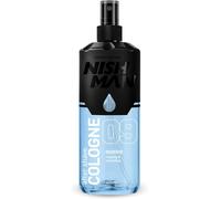 Sansh-Nishman Aftershave Cologne 09 - Marine 400ml \U2013 Lotion Après-Rasage Rafraîchissante Pour Hommes \U2013 Parfum De Santal, Bergamote, Citron, Rose & Lys \U2013 Cologne Après-Rasage Homme