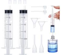 Sansh-Outil De Transfert De Distributeur Parfum, Seringue Plastique 20ml, Entonnoir En Plastique Pour Remplissage, Pipette Et Pompe, Outil Pour Remplir De Echantillon Parfum