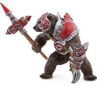 SANSH-PAPO - Figurine Mutant Ours - Jouet Médiéval Fantastique Enfant dès 3 Ans - Idée Cadeau Garçon - Créature Héroïque Peinte à la Main - Figurine Armée avec Masse et Griffes - 36044
