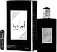 Sansh-Parfum Ameer Al Arab Original 100 Ml, Parfum Arabe Unisexe De Longue Durée, Edp Importé De Dubaï, Avec Atomiseur Rechargeable 5 Ml, Parfum Jasmin, Cardamome Et Bois De Santal (Ameer Al Arab)