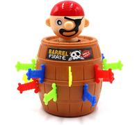 Sansh-Pirates Jeu De Société Pop Up Pirate Jeux De Société Pour Enfants,Pic Pirate Jeu D'éjection De Tonneau En Bois,Pop Up Jouet D'action Pour Jeux De Sociétés À Partir De 4 Ans