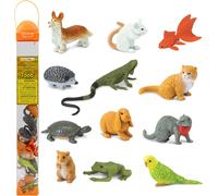 SANSH-Plastoy - 6815-04 - Figurine - Animal - Tubo Figurine - Animal De Compagnie, A2744, Orange