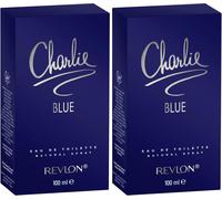 Sansh-Revlon - Charlie Bleu - Eau De Toilette Femme - Spray Vaporisateur - Parfum À La Senteur Florale, Ambrée, Chaude, Orientale - Fragrance Musquée - Spray Contenance 100ml (Lot De 2)