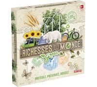Sansh-- Richesses Du Monde - Edition Green - Jeu De Société Éco-Responsable - Acquérir Un Maximum De Richessses - Jeu Educatif Tactique & Familial - 2 À 6 Joueurs - Pour Enfants Dès 8 Ans