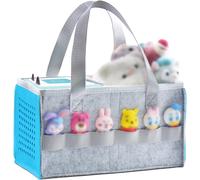 Sansh-Sac De Transport Pour Toniebox Starter Set Et Accessoires, Sac De Rangement En Feutre Pour Figurine Tonies Et Toniebox Étui De Transport Tonies Avec Poignée Pour Toniebox Et Accessoires (Bleu)