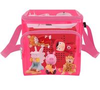 Sansh-Sac Pour Toniebox Figurine Français, Rangement Pochette Pour Faba Conteuse Personnage Housse Transparent, Pink
