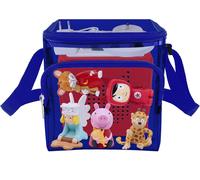 Sansh-Sacoche Transparent Pour Toniebox Rangement Housse Pour Figurine Français Pochette Organisateur Pour Faba Personnage, Blue